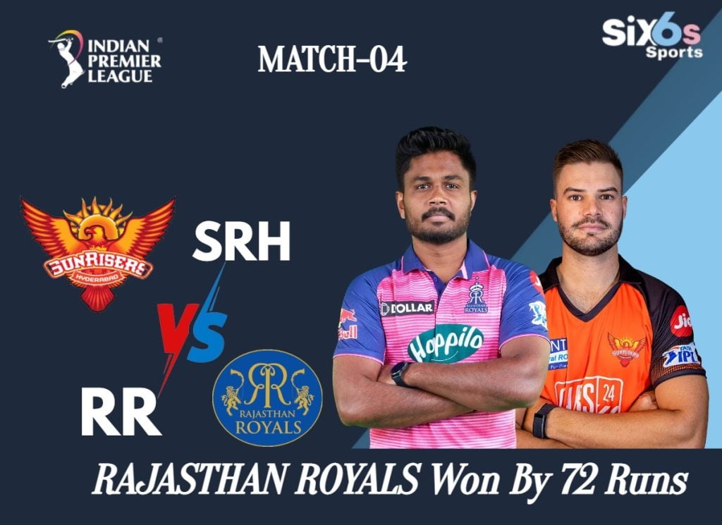 SRH vs RR Six6S