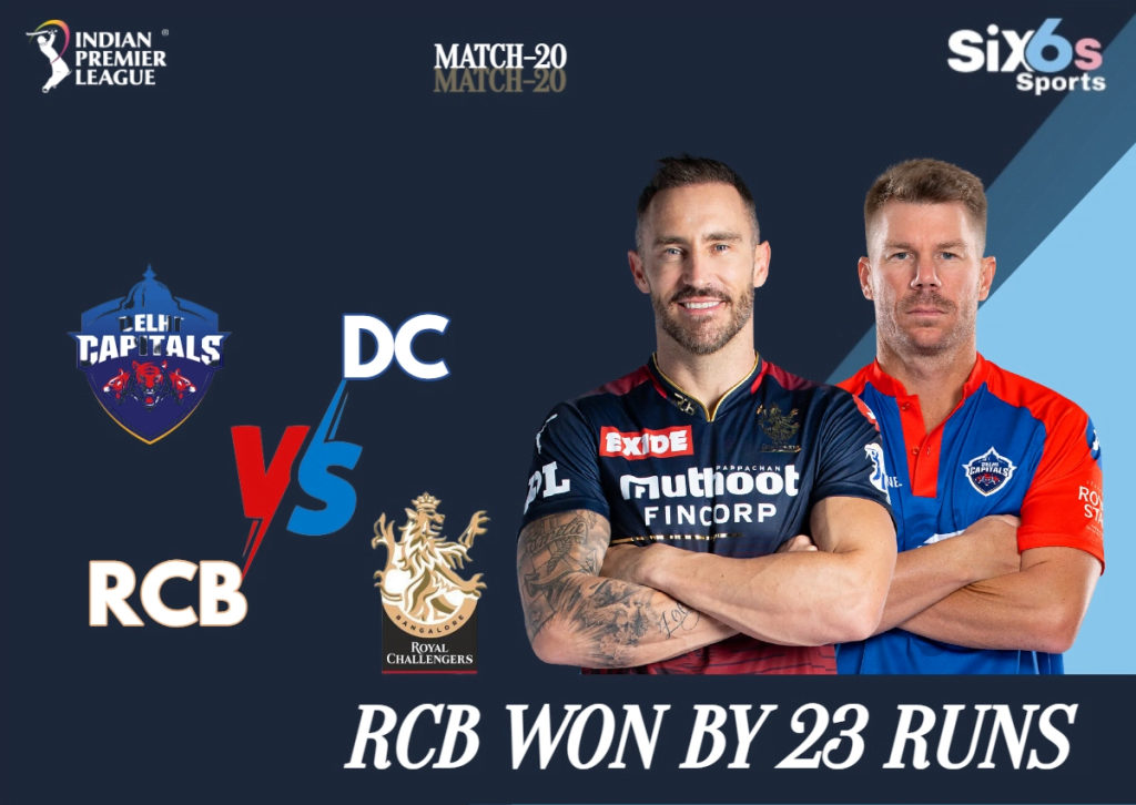 RCB vs DC Six6s