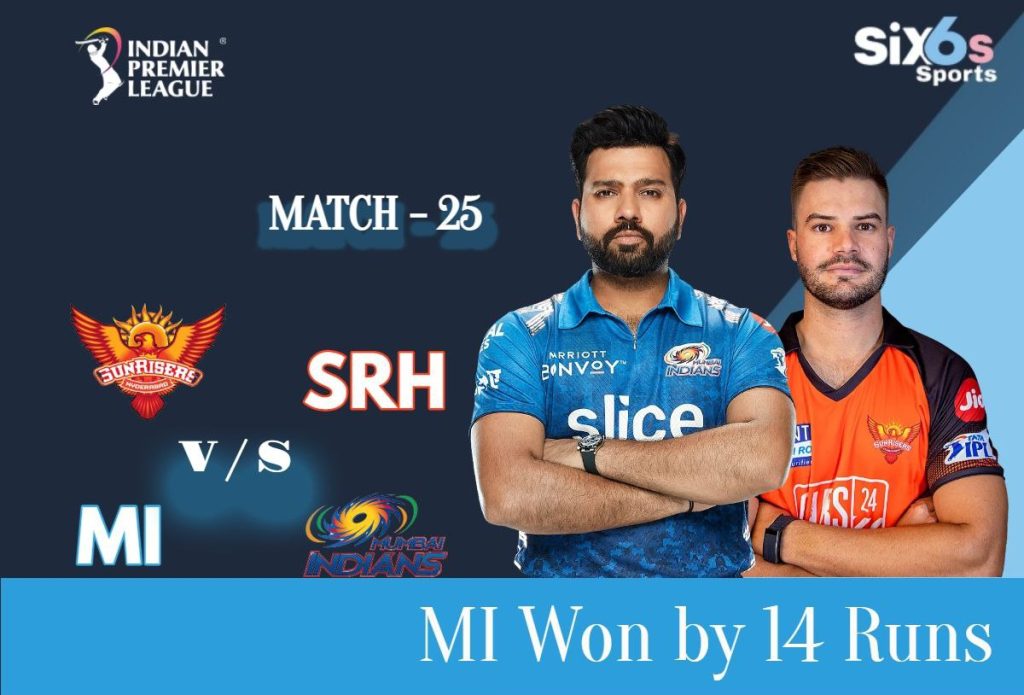 SRH VS MI Six6s