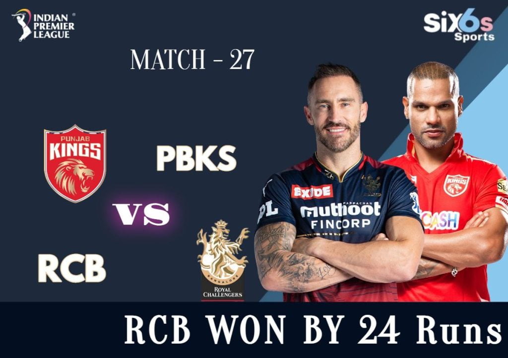 PBKS VS RCB MATCH-27