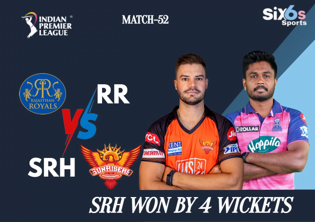 RR VS SRH Six6s