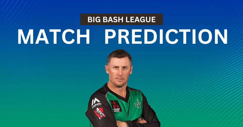 BBL match predictions