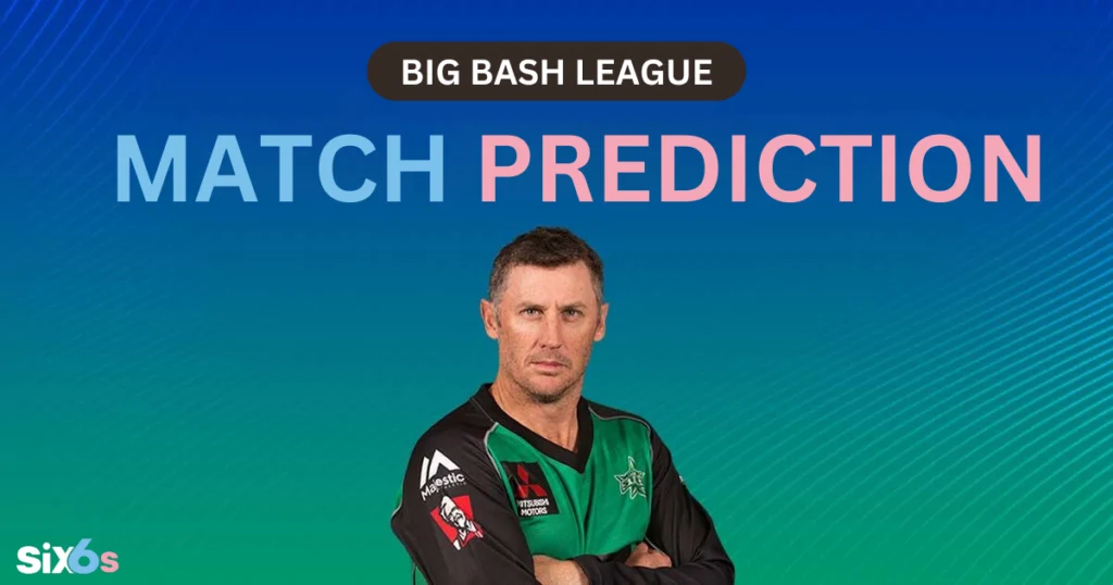 BBL match predictions